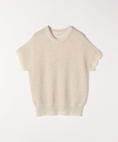 SHIPS any:〈手洗い可能〉ギマ ワイド フレンチ シアー ニット プル