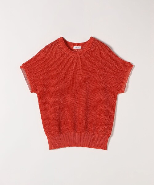 SHIPS any:〈手洗い可能〉ギマ ワイド フレンチ シアー ニット プル