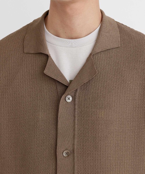TAKEO KIKUCHI（タケオキクチ）の「ニットシャツ カーディガン（カーディガン/ボレロ・メンズ・ブラウン系その他/ネイビー・02/03/04）」の7枚目の写真
