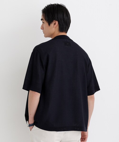 TAKEO KIKUCHI（タケオキクチ）の「ニットシャツ カーディガン（カーディガン/ボレロ・メンズ・ブラウン系その他/ネイビー・02/03/04）」の12枚目の写真