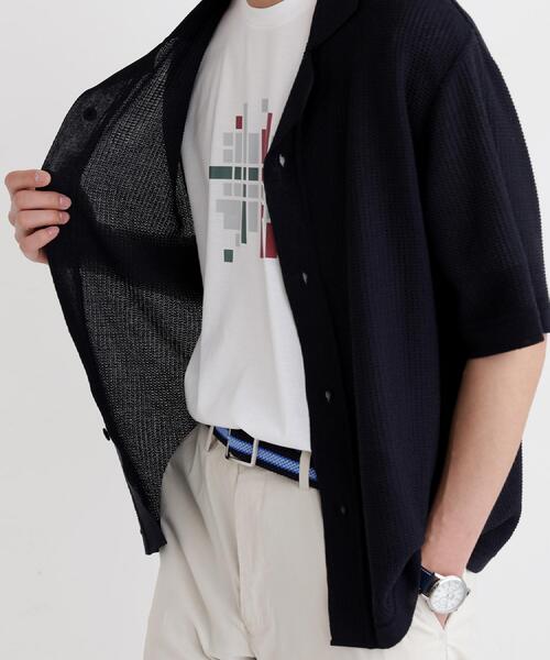 TAKEO KIKUCHI（タケオキクチ）の「ニットシャツ カーディガン（カーディガン/ボレロ・メンズ・ブラウン系その他/ネイビー・02/03/04）」の21枚目の写真