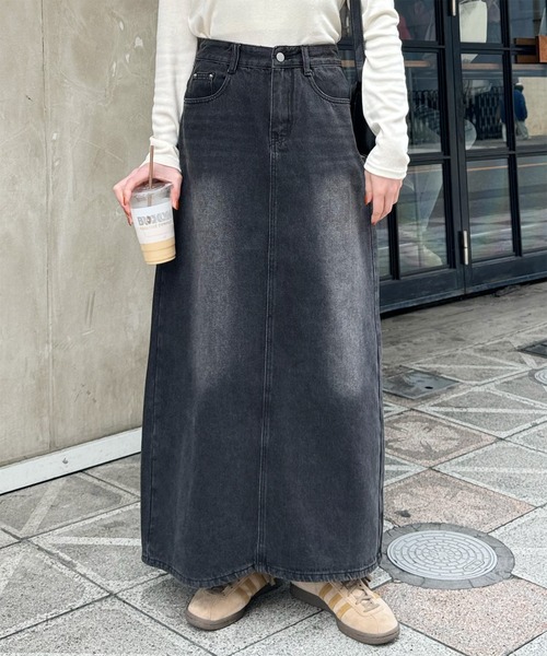 セール】デニムロングスカート（デニムスカート）｜LE MORE（リモア