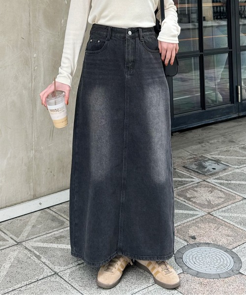 デニムロングスカート（デニムスカート）｜LE MORE（リモア）の