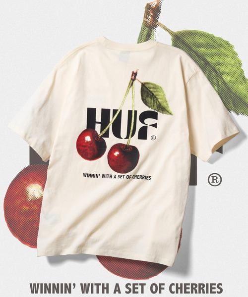 HUF チェリーグラフィック Tシャツ 黒 ハフ 3点 HUF チェリーグラフィック Tシャツ 黒 ハフ 3点（HUF（ハフ）の