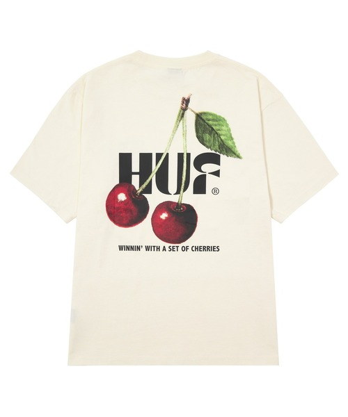 HUF（ハフ）の「SET OF CHERRIES TEE（Tシャツ/カットソー・メンズ・ブラック/ナチュラル・S/M/L/XL/XXL）」の16枚目の写真