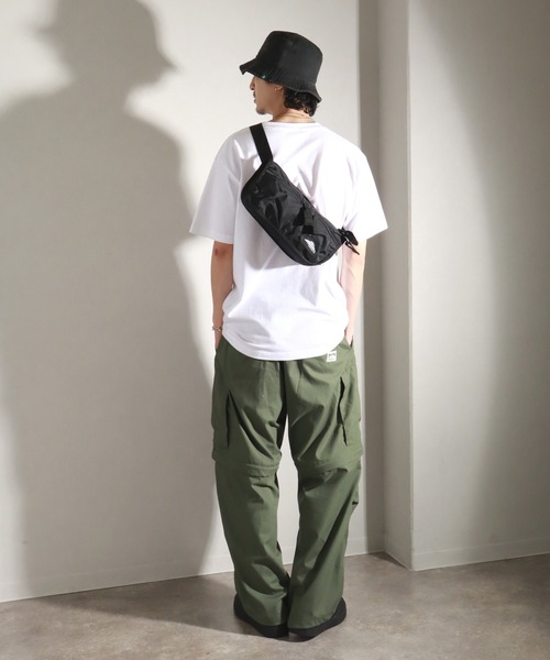 MOUNTAIN SMITH(マウンテンスミス)の「【MOUNTAIN SMITH/マウンテンスミス】dawn shoulder/ダウンショルダー(ボディバッグ/ウエストポーチ・メンズ・ブラック/ライトブラウン・FREE)」の11枚目の写真