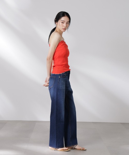 Opera SPORT(オペラスポーツ)の「OperaSPORT/ROSETTE SEAMLESS TUBETOP(Tシャツ/カットソー・レディース・レッド・S)」の7枚目の写真