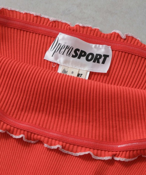Opera SPORT(オペラスポーツ)の「OperaSPORT/ROSETTE SEAMLESS TUBETOP(Tシャツ/カットソー・レディース・レッド・S)」の11枚目の写真
