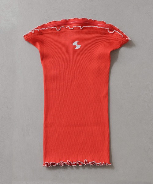 Opera SPORT(オペラスポーツ)の「OperaSPORT/ROSETTE SEAMLESS TUBETOP(Tシャツ/カットソー・レディース・レッド・S)」の12枚目の写真