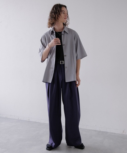 美品✨HARE YOSEプリーツメタルボタンシャツ HARE｜YOSEプリーツメタルボタンシャツ | Rakuten Fashion(楽天