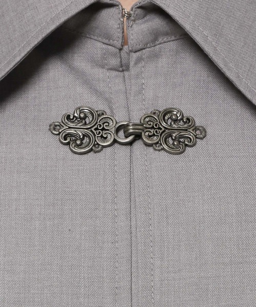 HARE（ハレ）の「【SET UP対応】YOSEプリーツメタルボタンシャツ(HARE)（シャツ/ブラウス・メンズ・ブラック/グレー系その他/グレー/レッド/ブラウン系その他・FREE）」の20枚目の写真