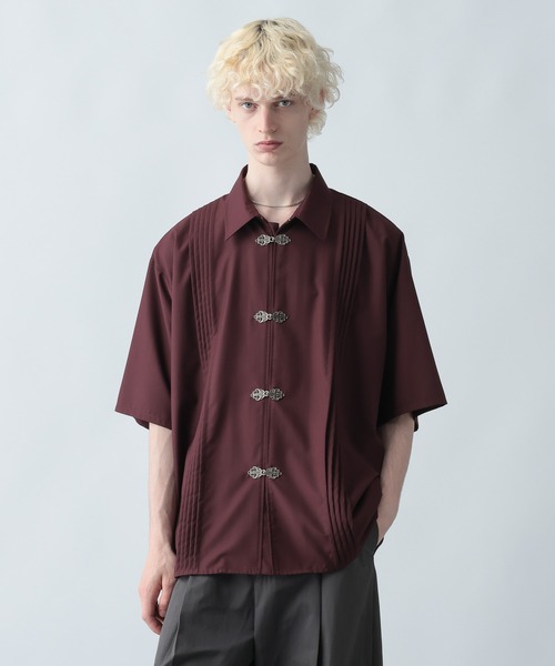 美品✨HARE YOSEプリーツメタルボタンシャツ HARE｜YOSEプリーツメタルボタンシャツ | Rakuten Fashion(楽天