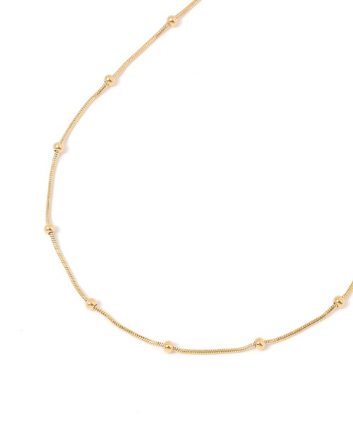 ネックレス・ペンダント EOU STUDIO Easy Neklace10 ステンレスボールショートネックレス（ネックレス）｜studio