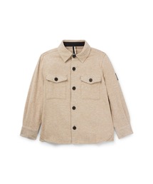 BOSS | キッズ ロングスリーブ ブラッシュドコットン シャツ ロゴパッチ(シャツ/ブラウス)