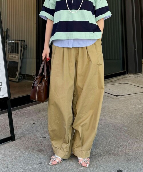 fredy emue(フレディエミュ)の「ミリタリーサーカスパンツ(その他パンツ・レディース・ベビーピンク/ベージュ/カーキ・38/36)」の2枚目の写真