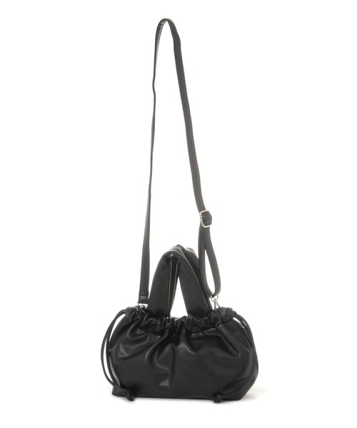 LAKOLE（ラコレ）の「巾着2WAYショルダーバッグ / 496686（ショルダーバッグ・レディース・ブルー/アイボリー/ブラック・FREE）」の6枚目の写真