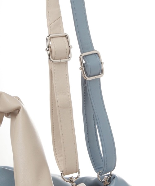 LAKOLE（ラコレ）の「巾着2WAYショルダーバッグ / 496686（ショルダーバッグ・レディース・ブルー/アイボリー/ブラック・FREE）」の15枚目の写真