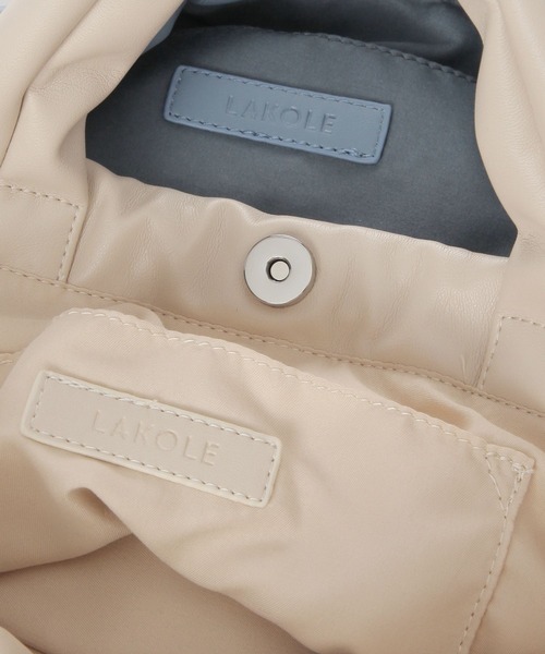 LAKOLE（ラコレ）の「巾着2WAYショルダーバッグ / 496686（ショルダーバッグ・レディース・ブルー/アイボリー/ブラック・FREE）」の16枚目の写真