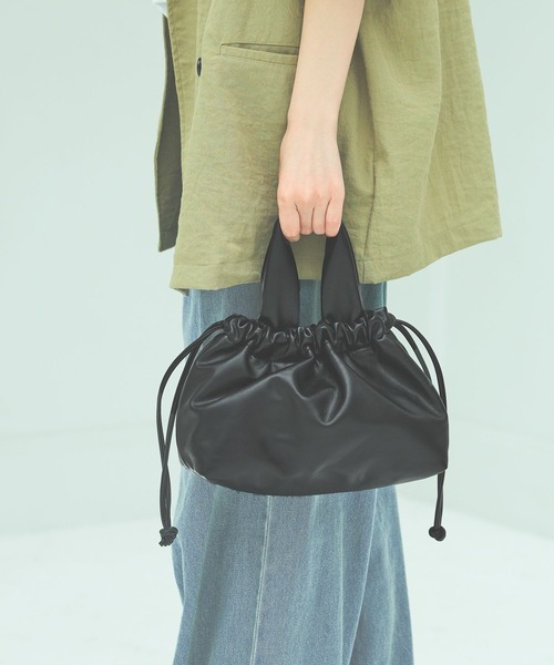 LAKOLE（ラコレ）の「巾着2WAYショルダーバッグ / 496686（ショルダーバッグ・レディース・ブルー/アイボリー/ブラック・FREE）」の19枚目の写真