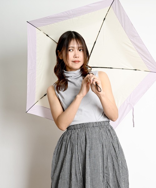 MARAI(マーライ)の「UVカット タートルネック ノースリーブ タンクトップ ハイネック カットソー(タンクトップ・レディース・ライトグレー/ブラック/ライトブルー/イエロー/ネイビー/グレー/ピンク/ホワイト・L/M/LL)」の5枚目の写真