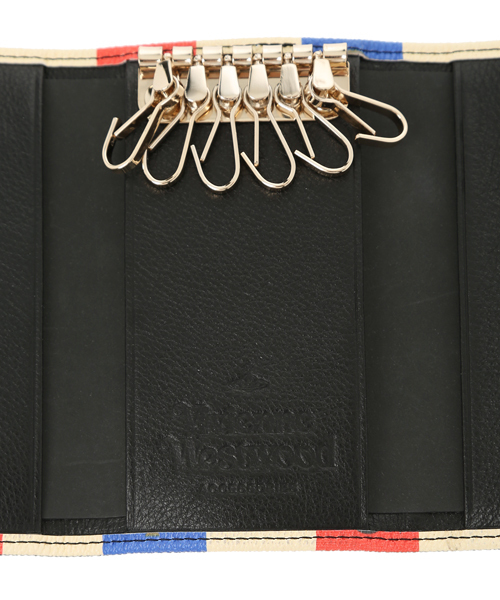 Vivienne Westwood（ヴィヴィアンウエストウッド）の「Key Case（キーケース/キーアクセサリー・レディース・ピンク/ブラック・FREE）」の5枚目の写真