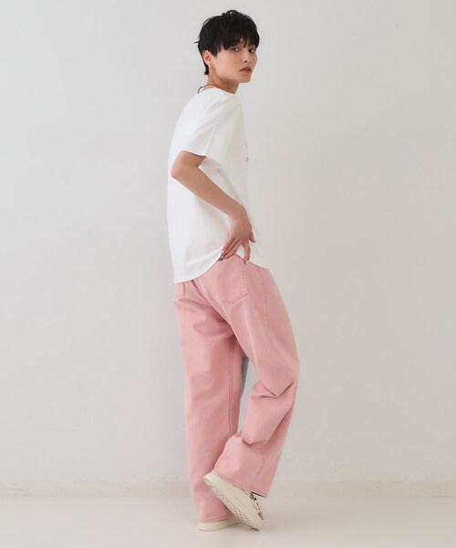 OPAQUE.CLIP(オペークドットクリップ)の「サーフロゴTシャツ【洗濯機洗い可】(Tシャツ/カットソー・レディース・ホワイト/モスグリーン/ダークブラウン・38/40)」の20枚目の写真