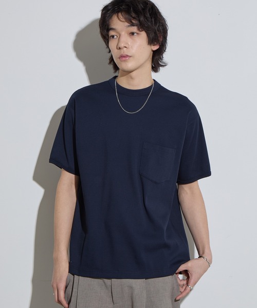 SLICK(スリック)の「【SLICK/スリック】Compact Honeycomb Regular Ringer T-Shirt / コンパクトサーマルレギュラーリンガーTシャツ/ハニカム(Tシャツ/カットソー・メンズ・ブラック/ホワイト/ネイビー・1/2/3)」の18枚目の写真
