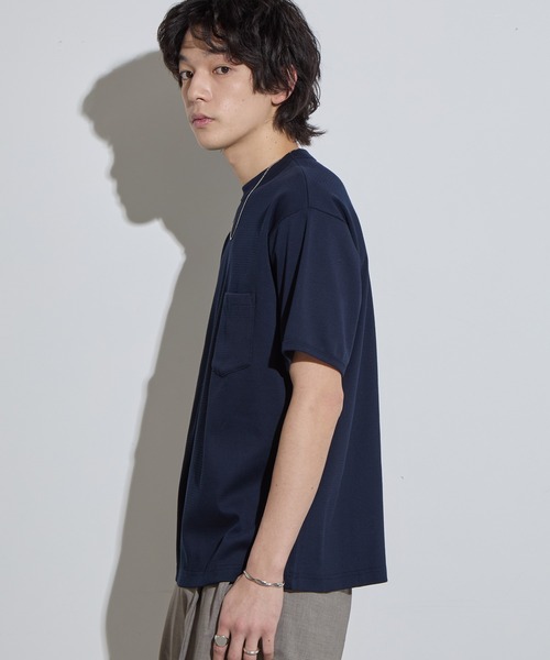 SLICK(スリック)の「【SLICK/スリック】Compact Honeycomb Regular Ringer T-Shirt / コンパクトサーマルレギュラーリンガーTシャツ/ハニカム(Tシャツ/カットソー・メンズ・ブラック/ホワイト/ネイビー・1/2/3)」の19枚目の写真