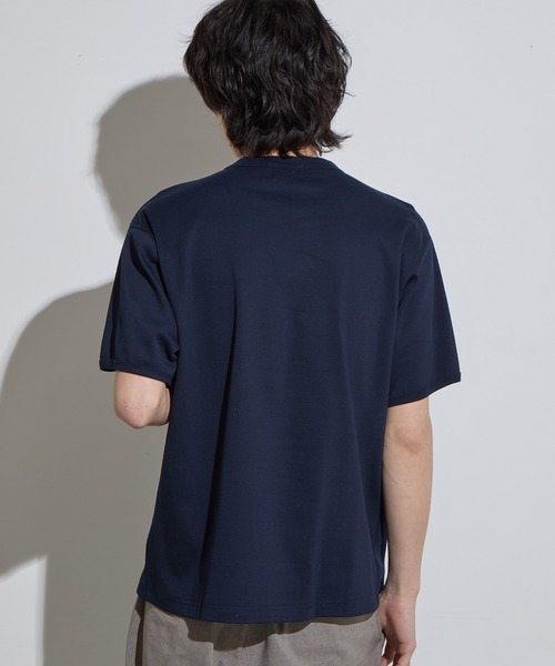 SLICK(スリック)の「【SLICK/スリック】Compact Honeycomb Regular Ringer T-Shirt / コンパクトサーマルレギュラーリンガーTシャツ/ハニカム(Tシャツ/カットソー・メンズ・ブラック/ホワイト/ネイビー・1/2/3)」の21枚目の写真