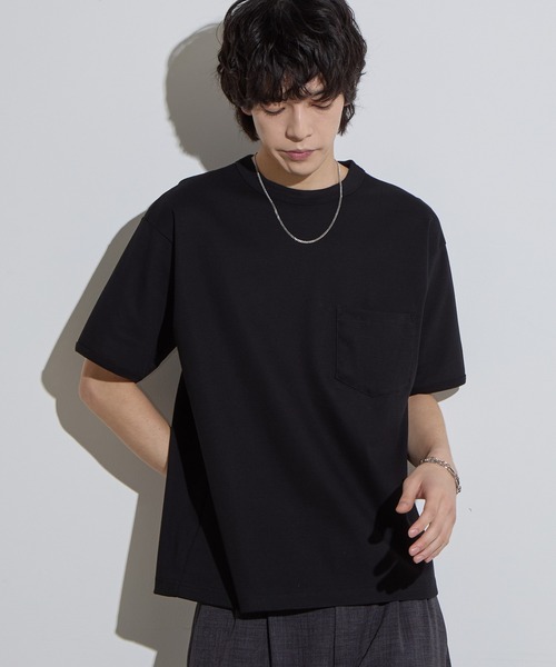 SLICK(スリック)の「【SLICK/スリック】Compact Honeycomb Regular Ringer T-Shirt / コンパクトサーマルレギュラーリンガーTシャツ/ハニカム(Tシャツ/カットソー・メンズ・ブラック/ホワイト/ネイビー・1/2/3)」の11枚目の写真