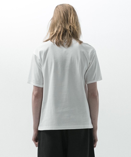 SLICK(スリック)の「【SLICK/スリック】Compact Honeycomb Regular Ringer T-Shirt / コンパクトサーマルレギュラーリンガーTシャツ/ハニカム(Tシャツ/カットソー・メンズ・ブラック/ホワイト/ネイビー・1/2/3)」の5枚目の写真
