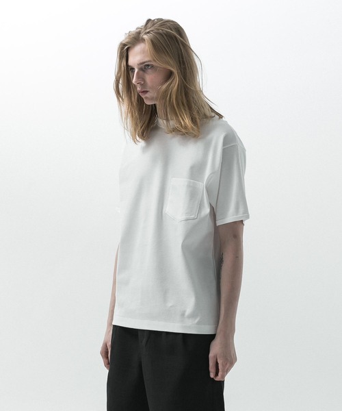 SLICK(スリック)の「【SLICK/スリック】Compact Honeycomb Regular Ringer T-Shirt / コンパクトサーマルレギュラーリンガーTシャツ/ハニカム(Tシャツ/カットソー・メンズ・ブラック/ホワイト/ネイビー・1/2/3)」の8枚目の写真