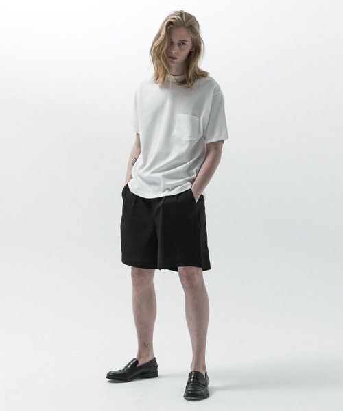 SLICK(スリック)の「【SLICK/スリック】Compact Honeycomb Regular Ringer T-Shirt / コンパクトサーマルレギュラーリンガーTシャツ/ハニカム(Tシャツ/カットソー・メンズ・ブラック/ホワイト/ネイビー・1/2/3)」の9枚目の写真