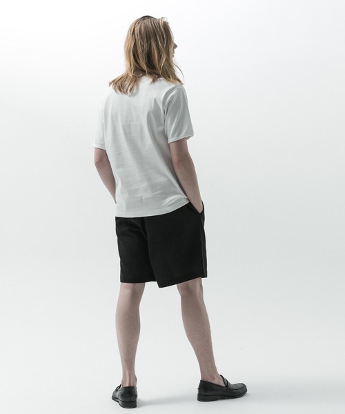 SLICK(スリック)の「【SLICK/スリック】Compact Honeycomb Regular Ringer T-Shirt / コンパクトサーマルレギュラーリンガーTシャツ/ハニカム(Tシャツ/カットソー・メンズ・ブラック/ホワイト/ネイビー・1/2/3)」の10枚目の写真