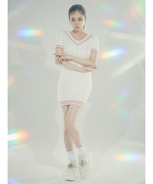 GYDA（ジェイダ）の「GD thick soledスニーカー（スニーカー・レディース・ブラック/オフホワイト・MEDIUM/LARGE/SMALL）」の9枚目の写真