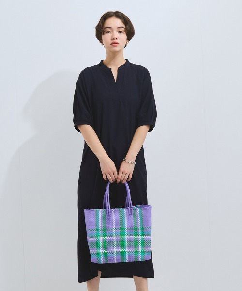 VICKY(ビッキー)の「ハンドメイドメルカドバッグ(かごバッグ・レディース・ベージュ系その他/パープル系その他・FREE)」の18枚目の写真