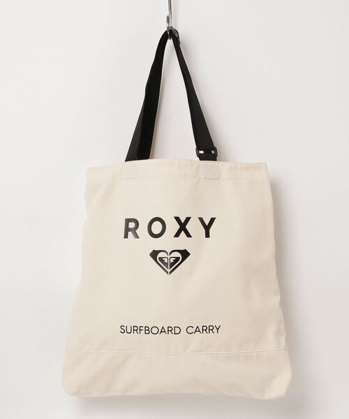 ROXY(ロキシー)の「ロキシー ROXY SURFBOARD CANVAS TOTE(トートバッグ・レディース・アイボリー・ONE SIZE)」の1枚目の写真