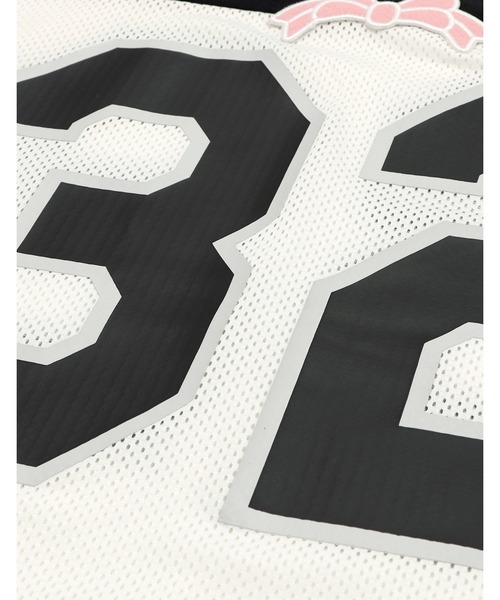 Little sunny bite（リトルサニーバイト）の「sporty mesh big tee（Tシャツ/カットソー・レディース・ブラック/ホワイト/ピンク・SMALL/MEDIUM）」の9枚目の写真