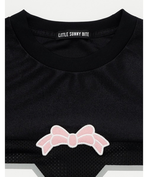 Little sunny bite（リトルサニーバイト）の「sporty mesh big tee（Tシャツ/カットソー・レディース・ブラック/ホワイト/ピンク・SMALL/MEDIUM）」の20枚目の写真