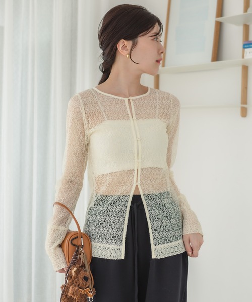 DEICY 2wayレースストレッチレースブラウス ME COUTURE