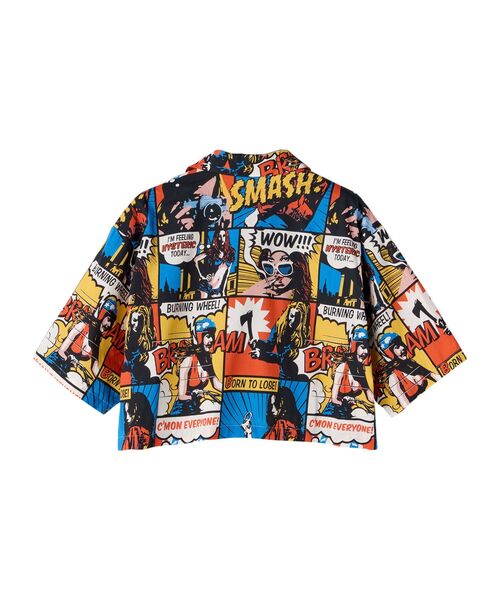 【専用】HYSTERIC GLAMOUR キャラクター　総柄　ブルー　フリー HYSTERIC GLAMOUR（ヒステリックグラマー）の「SUPER HYS