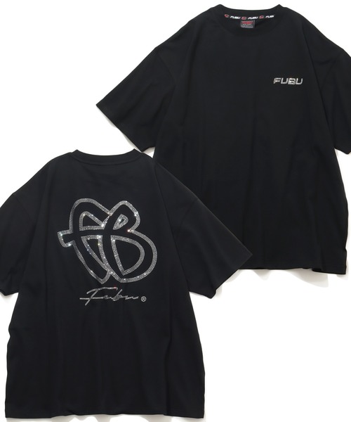 最高の FUBU/フブ】'FB'RHINESTONE T-SHIRT/'FB'ラインストーンTシャツ 小物
