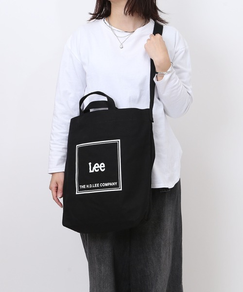 Lee(リー)の「Lee elf 帆布2WAYショルダー(ショルダーバッグ・レディース・ブラウン/ホワイト/グレー/ブラック・FREE)」の6枚目の写真