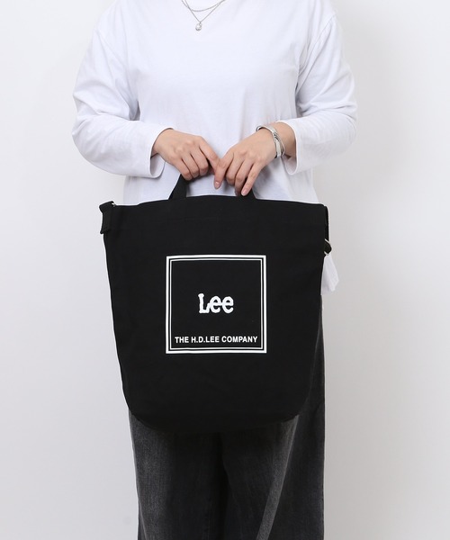 Lee(リー)の「Lee elf 帆布2WAYショルダー(ショルダーバッグ・レディース・ブラウン/ホワイト/グレー/ブラック・FREE)」の8枚目の写真