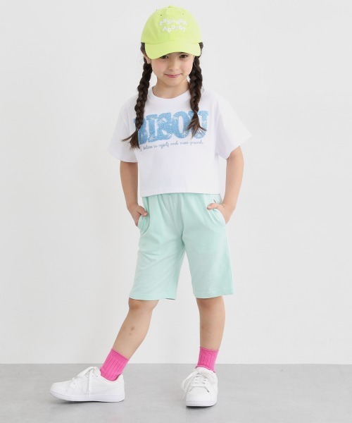 QUNTSTYLE(キュントスタイル)の「サガラ半袖Tシャツ(Tシャツ/カットソー・キッズ・オフホワイト/サックスブルー・110/160/150/140/130/120)」の10枚目の写真