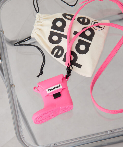 Pabe Pabe（パべパべ）】Rainboot AirPods bag/レインブーツ