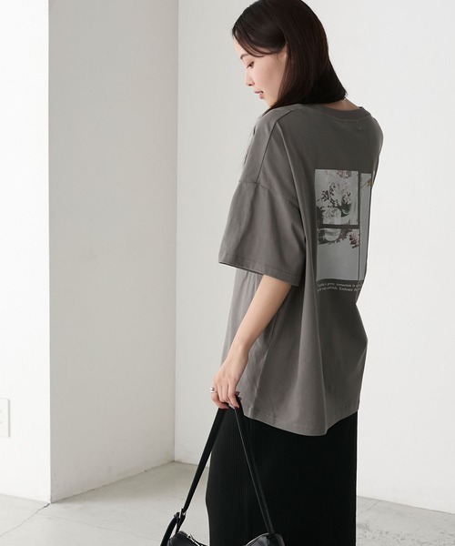 セール】【forksy.】モノクロフォトプリント オーバーサイズT