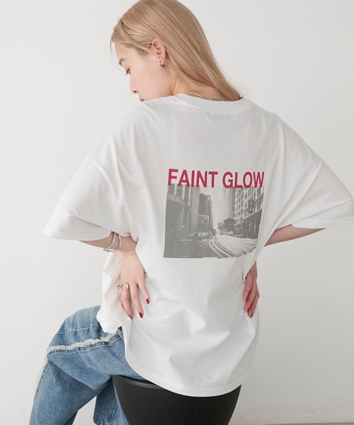 セール】【forksy.】モノクロフォトプリント オーバーサイズT