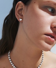 quip queint（クイップクエイント）の「【quip queint】chunky heart stud pirce/チャンキー ハート スタッド ピアス QU207（ピアス（両耳用））」