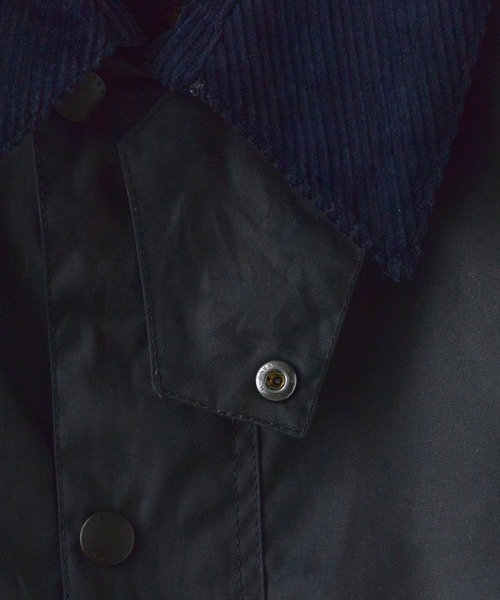Barbour(バブアー)の「Barbour/バブア― spey wax jacket スペイワックスジャケット(ブルゾン・レディース・ボルドー/セージグリーン/ブラック・L/M)」の13枚目の写真